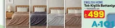 ENGLİSH HOME TEK KİŞİLİK BATTANİYE 150X200 CM fiyat ve kampanya bilgisi